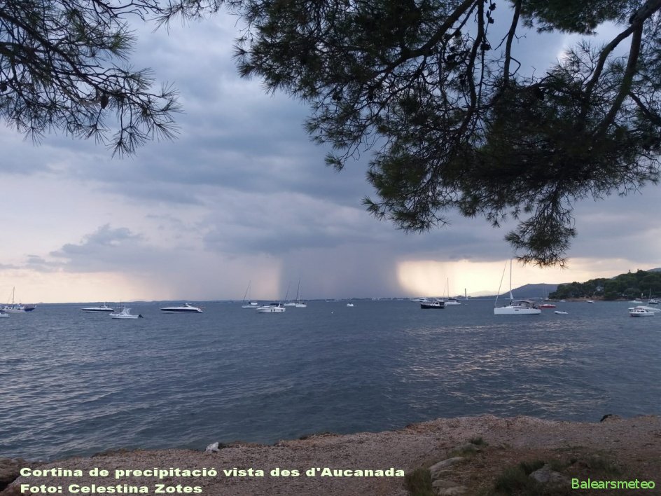 Cortina de precipitacio a la mar - Aucanada - Alcudia